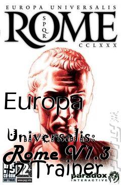 Box art for Europa
            Universalis: Rome V1.3 +7 Trainer