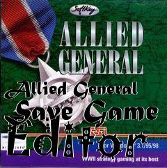 Box art for Allied General Save Game Editor