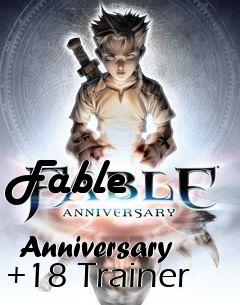 Box art for Fable
              Anniversary +18 Trainer