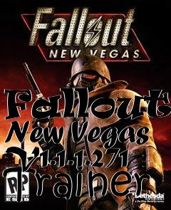 Box art for Fallout:
New Vegas V1.1.1.271 Trainer