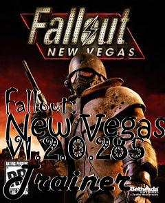 Box art for Fallout:
New Vegas V1.2.0.285 Trainer