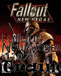 Box art for Fallout:
New Vegas V1.2.0.285 Trainer