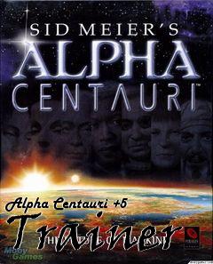 Box art for Alpha Centauri +5 Trainer