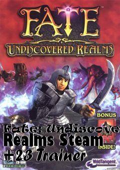 Box art for Fate:
Undiscovered Realms Steam +23 Trainer