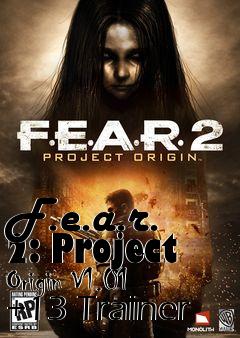 Box art for F.e.a.r.
2: Project Origin V1.01 +13 Trainer