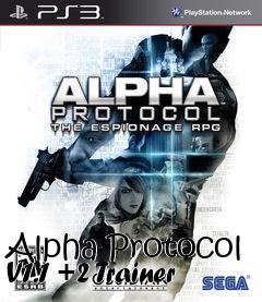 Box art for Alpha
Protocol V1.1 +2 Trainer