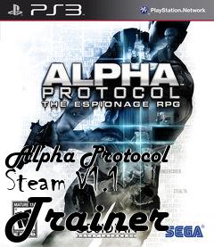 Box art for Alpha
Protocol Steam V1.1 Trainer