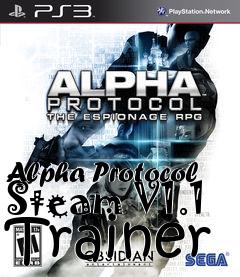 Box art for Alpha
Protocol Steam V1.1 Trainer