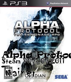 Box art for Alpha
Protocol Steam V07..07.2011 Trainer