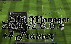 Box art for Fifa
Manager 2010 V2.0.0.4 +4 Trainer