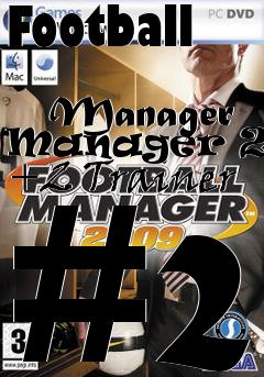Box art for Football
            Manager Manager 2009 +2 Trainer #2