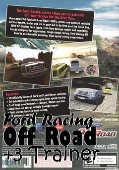 Box art for Ford
Racing Off Road +3 Trainer