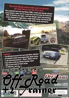 Box art for Ford
Racing Off Road +2 Trainer