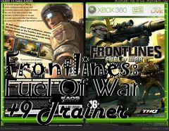 Box art for Frontlines:
Fuel Of War +9 Trainer