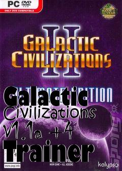 Box art for Galactic
Civilizations V1.1a +4 Trainer