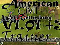 Box art for American
      Civil War: Gettysburg V1.01 +3 Trainer