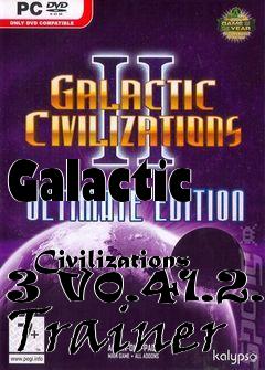 Box art for Galactic
            Civilizations 3 V0.41.2.0 Trainer