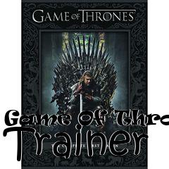 Box art for Game
Of Thrones Trainer