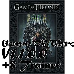 Box art for Game
Of Thrones V1.1.0.0 +8 Trainer