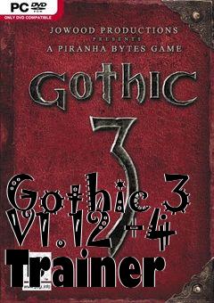 Box art for Gothic
3 V1.12 +4 Trainer