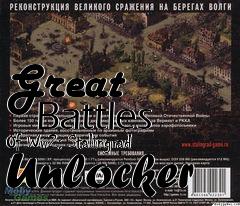 Box art for Great
      Battles Of Ww2: Stalingrad Unlocker