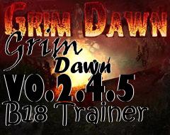 Box art for Grim
            Dawn V0.2.4.5 B18 Trainer