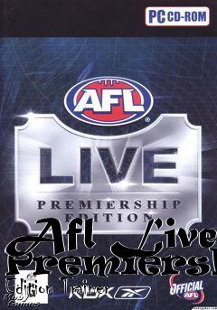 Box art for Afl
Live Premiership Edition Trainer