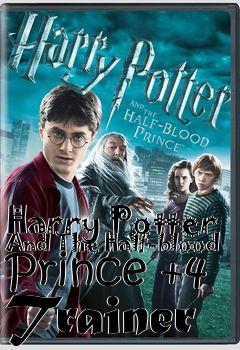 Box art for Harry
Potter And The Half-blood Prince +4 Trainer