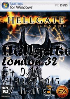 Box art for Hellgate:
London 32 Bit Dx10 V1.43.25.4015 +7 Trainer