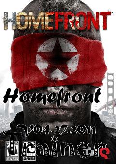 Box art for Homefront
            V04.27.2011 Trainer