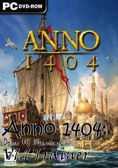 Box art for Anno
1404: Dawn Of Discovery V1.1 Trainer