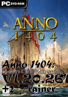 Box art for Anno
1404: Dawn Of Discovery V1.20.2619 +2 Trainer