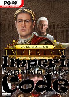 Box art for Imperium
Romanum Cheat Codes