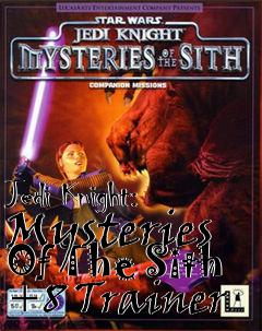 Box art for Jedi
Knight: Mysteries Of The Sith +8 Trainer