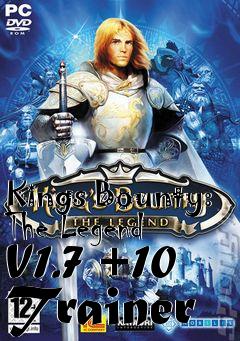 Box art for Kings
Bounty: The Legend V1.7 +10 Trainer