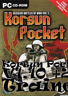 Box art for Korsun
Pocket V1.10 +2 Trainer