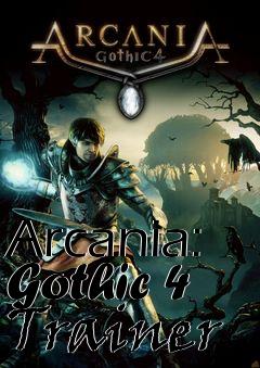 Box art for Arcania:
Gothic 4 Trainer
