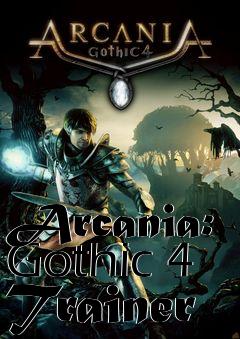 Box art for Arcania:
Gothic 4 Trainer