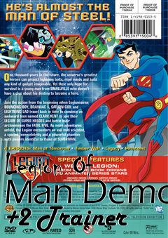 Box art for Legion
Of Man Demo +2 Trainer