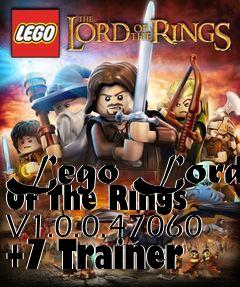 Box art for Lego
Lord Of The Rings V1.0.0.47060 +7 Trainer