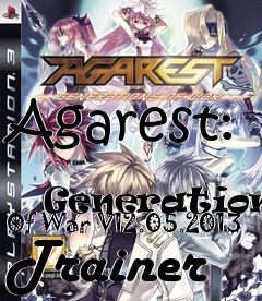 Box art for Agarest:
            Generations Of War V12.05.2013 Trainer