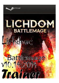 Box art for Lichdom:
            Battlemage V10.14.2014 Trainer