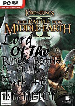 Box art for Lord
      Of The Rings: Battle For Middle Earth +8 Trainer
