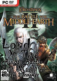 Box art for Lord
      Of The Rings: Battle For Middle Earth 2 Trainer