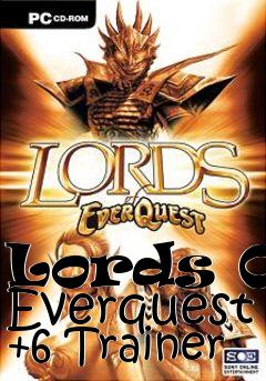 Box art for Lords
Of Everquest +6 Trainer