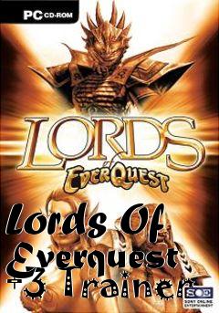 Box art for Lords
Of Everquest +3 Trainer