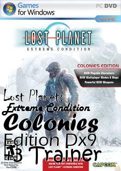 Box art for Lost
Planet: Extreme Condition Colonies Edition Dx9 +3 Trainer