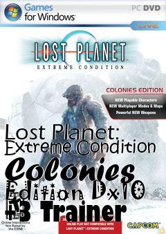 Box art for Lost
Planet: Extreme Condition Colonies Edition Dx10 +3 Trainer