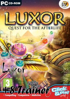 Box art for Luxor
            +8 Trainer