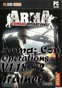 Box art for Arma:
Combat Operations V1.18 +2 Trainer